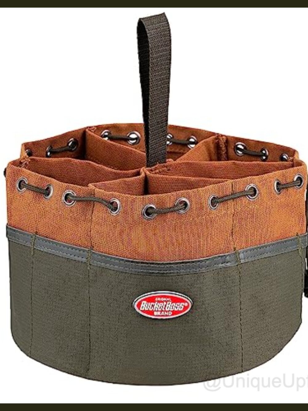 Canvas Organizer Parachute Bag 19 Pockets Nails Screws Bolts Tool Storage